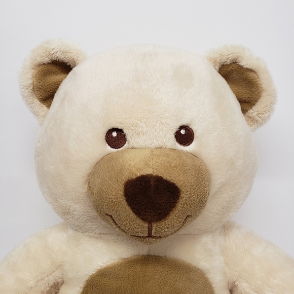 Build a Bear 13" Cream Tan Teddy Bear Seated Plush - Picture 2 of 5